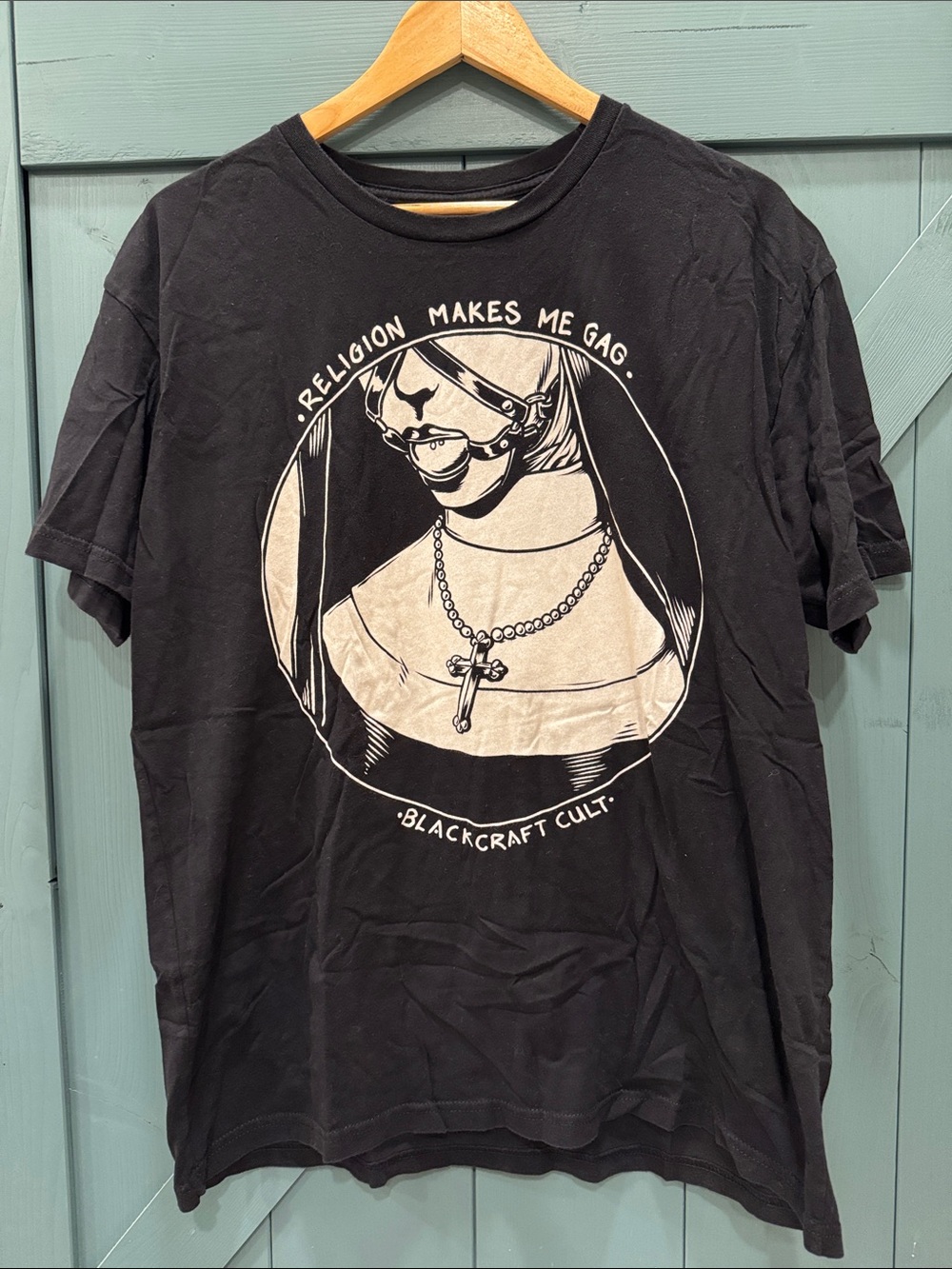 Blackcraft Cult Men's Black Graphic Short-Sleeve Tee - Black